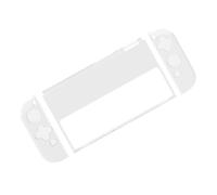 EPIGEIST Coque de Protection Switch Transparente en Tpu et PC pour Console Oled, Étui Rigide Compatible, Accessoires Jeu pour Gamers, Protection Intégrale Console et Manettes, Usage