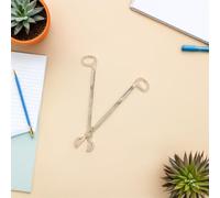 EPIGEIST Coupe-Mèche en Acier Inoxydable Tête Arrondie Dorée Ciseaux à Mèche Décoratifs pour Entretien Précis des Bougies Accessoire Compact pour Bougies D’Aromathérapie et Usage