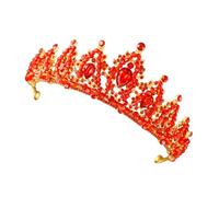 EPIGEIST Couronne de Mariée Cristal Coiffe Ornée de Strass Tiare pour Mariage Accessoire de Décoration pour Soirée