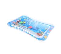 EPIGEIST Coussin D'eau Gonflable Pour Bébé Motif Requin Tapis De Jeu Sensoriel Créatif En Pvc Solide Tapis De Stimulation Pour Ramper Bleu Pour Nourrissons Et Tout-petits