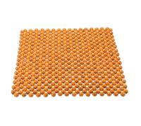 EPIGEIST Coussin Siège Auto En Perles De Bois Naturel 44x44 Cm, Housse Rafraîchissante Et Ventilée Pour Sièges Adultes, Compatible Voitures Et Camions, Usage Toutes Saisons, Confort Massant