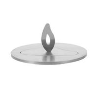 EPIGEIST Couvercle Éteignoir en Acier Inoxydable Petit Modèle, Couvercle Ventilé pour Bougie Chauffe-Plat, Accessoire Anti-poussière pour Bougies en Pot, Adapté la Maison et Décoration