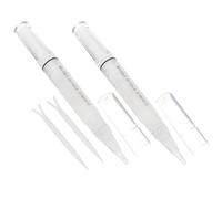 EPIGEIST Crème double paupière colle invisible 2 Sets longue durée imperméable application facile avec embout silicone pour usage quotidien et maquillage des yeux