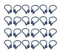 EPIGEIST Crochets D’Oreille Anti-Perte Bleus, 20 Paires, Accessoires Légers et Antidérapants pour Écouteurs Sport et Course, Maintien Sécurisé pour Écouteurs sans Fil, pour