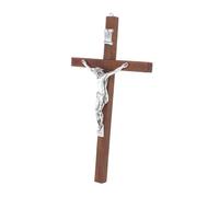 EPIGEIST Croix Murale avec Figure de Décoration Chrétienne pour Maison et Église Pendentif Croix Catholique Ornement Spirituel pour Chambre et Salon