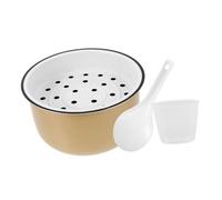EPIGEIST Cuve Intérieure Cuiseur à Riz 3 L Alliage D'aluminium Revêtement Antiadhésif Multifonction pour Cuisinière Électrique Usage Cuisson Riz Soupe Gâteau Accessoires la Cuisine