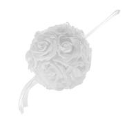 EPIGEIST Décoration de la Boule de Rose Faux Balle Boules de Mariage Tissu décorations de Mariage Boules de Fleurs artificielles Boules de Fleurs décoratives Fleur de Mousse de PE Blanche