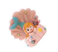EPIGEIST Décoration Gâteau Sirène avec Perles Ornement de Bureau et Décoration Anniversaire pour Chambre et Salon Figurine Princesse Endormie pour Fête