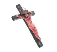 EPIGEIST Décoration Murale Croix Résine Artistique Pendentif Catholique pour Table Ornement Religieux Délicat Cadeau Chrétien