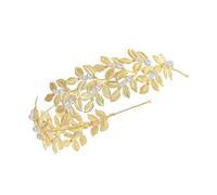 EPIGEIST Diadème De Mariage Dorées Couronne Pour Nouveaux Mariés Accessoire De Coiffure Chic Et Confortable Pour Et