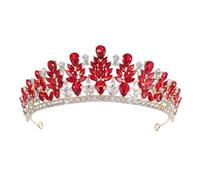 EPIGEIST Diadème de Mariée Strass pour Cortège Nuptial Couronne Scintillante Coiffe de Mariage Bandeau Élégant