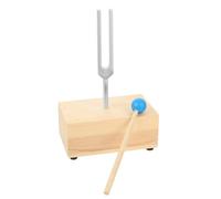 EPIGEIST Diapason Alliage Aluminium avec Marteau Bois Set de Diapasons Vibrants pour Expériences Acoustiques et