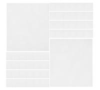 EPIGEIST Disques Démaquillants en Coton Carré 4800 Pcs Lingettes Absorbantes sans Peluches Soin du Visage, Tampons Toniques Doux Multifonctions, Adaptés aux Soins Quotidiens