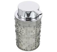 EPIGEIST Distributeur De Savon Moussant Pour Mains Rechargeable Verre Transparent Pour Salle De Bain Et Cuisine Flacon à Pompe Pour Gel Douche