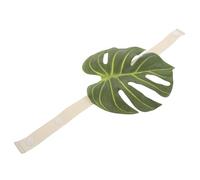 EPIGEIST Embrasses de Rideaux Rustiques de Feuille de Monstera Tissée, sans Perçage, Grand Modèle Vert, Accessoire Décoratif Bohème pour Salon et Chambre, Laisse Les Rideaux Ouverts