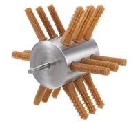 EPIGEIST Épilateur Semi-Automatique à Volaille en Acier Inoxydable 18 Doigts Moyen Plumeuse Portable pour Poulet Canard et Oie Équipement Compact pour Ferme et Transformation de Viande