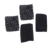 EPIGEIST Éponge Noire pour Maquillage Effet Spéciaux 4pcs en Mousse Dense pour Créer Cicatrices et Barbe, pour Cosplay et Fête Halloween