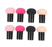 EPIGEIST Éponges à Maquillage Champignon Douces et Délicates 8 Pièces en Polyuréthane Hydrophile Utilisation Sèche ou Humide, Présent Fête des Mères pour Poudre Visage et Fond de Teint