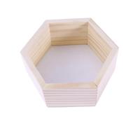 EPIGEIST Étagère Hexagonale Blanche Étagère Murale pour Chambre Garçon Fille pour Magasin De Vêtements pour Garçon Fille