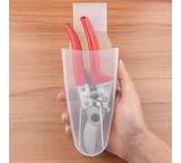 EPIGEIST Étui de Protection Transparent en Plastique pour Sécateur 20 CM Passant Ceinture Rangement Pratique pour Outils de Jardinage Pochette Résistante et Facile à Nettoyer