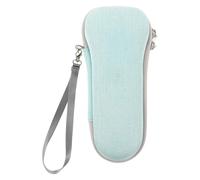 EPIGEIST Étui Rigide Anti-Pression pour Rasoir Électrique, Paquet de Rangement Compact en Tissu Oxford, Couleur Vert Fruit, Fermeture Éclair Résistante, Organiseur de Voyage pour