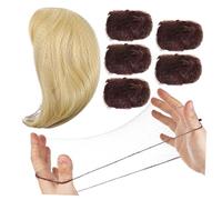 EPIGEIST Filets à Cheveux Invisibles Élastiques 100 Pcs 50 Cm Café Pour Danseuses Hôtesses Et Infirmières Accessoires De Déguisement Et Couvre-chignon