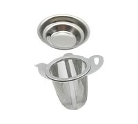 EPIGEIST Filtre à Thé Acier Inoxydable avec Manche Ergonomique Passoire à Maille Fine Infuseur Suspendu Pratique pour Thé Vrac Accessoires pour Infusion Maison