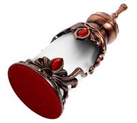 EPIGEIST Flacon de Parfum Vintage en Métal 15 ML, Flacon Décoratif Rechargeable Style Château, pour Huile Essentielle et Décoration Intérieure, Bouteille Décorative pour Voyage