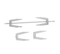 EPIGEIST Fourchettes Rotatives Acier Inoxydable pour Rôtisserie De Poulet Barbecue à Domicile Résistantes Haute Température Compatibles Friteuse à Air Et Four