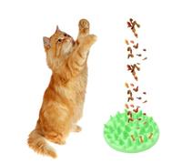 EPIGEIST Gamelle Lente en Silicone Verte pour Animaux de Compagnie - Bol Anti-Glouton pour Chien et Chat Mangeoire Solide Facilitant la Digestion Bol Alimentaire Résistant et Sûr