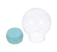 EPIGEIST Globe de Noël Transparent Verre Épais Bocal Vide à Remplir pour Décorations DIY de Mariage Bureau et Magasin Contenant pour Plantes et Bonbons