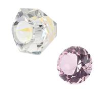 EPIGEIST Gobelet Cristal Pour Ongles Avec Couvercle Petite Taille En Verre Transparent Irisé Pour Nail Art Femme Usage Professionnel Domicile