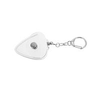 EPIGEIST Guitar Pick Holder Transparent Case Storage Pendant Keychain Lightweight Compact Pouch for Acoustic and Electric Guitarists