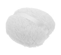 EPIGEIST Houppette à Poudre Surdimensionnée Blanche 15 CM pour Corps Peluche Douce Lavable et Réutilisable Applicateur de Poussière Corps Bouffette Large pour Peau Sensible et Soin