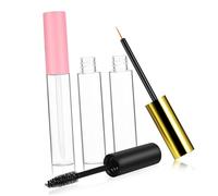 EPIGEIST Kit Cosmétique 3 Pièces Tubes de Gloss Vides 10 Ml, Tubes à Mascara et Eye-liner Transparents, Fermeture Hermétique, Applicateurs Intégrés, pour Maquillage DIY et Voyage