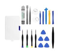 EPIGEIST Kit de Réparation de Téléphone 21 Pièces Tournevis de Précision S2 Renforcé Outils Multifonctions pour Smartphone et Tablette Mallette Transparente pour Entretien et Dépannage