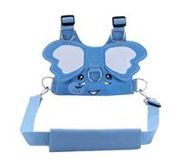 EPIGEIST Laisse de Sécurité Anti-perte pour Garçon et Filles Harnais Réglable, Sangle Multi-usages Bleu Clair Motif Éléphant, Harnais Anti-perte pour Bébé Adapté aux Sorties et Lieux
