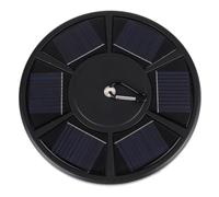 EPIGEIST Lampe Solaire pour Mât de Drapeau LED Résistante Aux Intempéries pour Jardin Camping Extérieur Noir