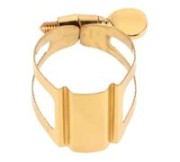 EPIGEIST Ligature pour Saxophone Alto Laiton Doré Fixation et Facile à Installer Accessoire Pratique pour Embouchure de Saxophone