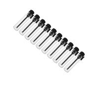 EPIGEIST Lot de 10 Flacons D'échantillons de Parfum Miniatures en Silicone Noir 1ml Design Élégant et Système Anti-fuite pour Voyage et Affaires