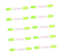 EPIGEIST Lot de 10 Stylos de Nettoyage pour Vernis à Ongles en Plastique Abs, Faciles à Transporter, pour Retirer le Vernis Résidus Autour des Ongles Couleur Aléatoire