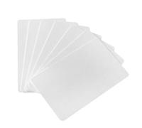 EPIGEIST Lot de 100 Cartes d'Accès PVC Blanches Réinscriptibles Cartes d'Identité Présence Étanches Compatibles Contrôle d'Accès Professionnel Enregistrement des Présences Usage