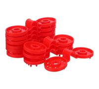 EPIGEIST Lot de 100 Pinces de Fixation Rouges pour Toile D'ombrage en Plastique Résistant, Clips pour Filet Pare-Soleil et Serrage, Maintien Sécurisé Coupe-Vent pour Jardin et