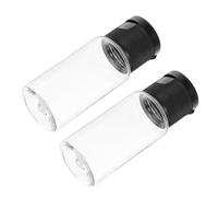 EPIGEIST Lot De 12 Bouteilles De Lotion Cosmos 15 Ml Pet Transparent, Distributeur De Cosmétiques Couvercle Noir à Vis, Format Compact Pour Voyage Et Usage Quotidien