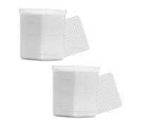 EPIGEIST Lot De 2 Boîtes 400 Disques De Coton Démaquillants Blanche Pour Extensions De Cils Et Dissolvant D'huile Pour Ongles Usage Salon Et Maison