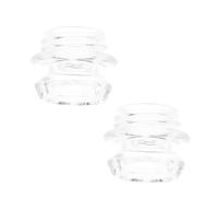 EPIGEIST Lot de 2 Pièces de Rechange pour Percolateur à Café en Verre Transparent Bouton Ergonomique, Couvercle en Verre Compatible Machines à Expresso, Accessoire Compact pour