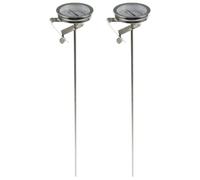 EPIGEIST Lot de 2 Thermomètres à Huile en Acier Inoxydable Pince Grand Cadran Lisible Thermomètres pour Friteuse et Barbecue Accessoires Cuisine pour Cuisson Précise des Viandes et