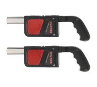 EPIGEIST Lot de 2 Ventilateurs Électriques Portables pour Barbecue, Souffleur d'Air Compact à Piles Aa, Outil de Soufflerie pour Cuisson Extérieure, pour Camping et Pique-Niques