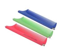 EPIGEIST Lot de 3 Peignes de Queue en Acier et Abs pour Coiffure Professionnelle, Massage du Cuir Chevelu, Adaptés Salon et Usage Maison Couleur Aléatoire