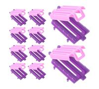 EPIGEIST Lot de 30 Bigoudis Permanents en Plastique Clips Volume Racine, Tiges Spiralées pour Boucles Naturelles, Bigoudis pour Cheveux Longs et Courts, Accessoires Coiffure Diy,
